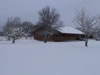 Brook Bank Lodge in winter